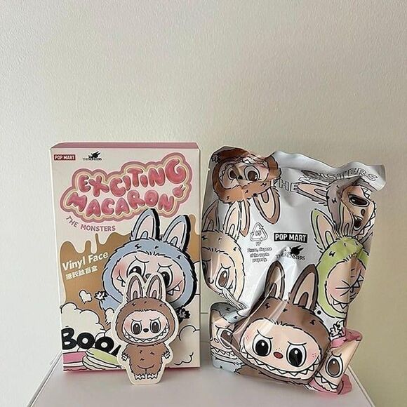 100% Authentic Pop Mart Labubu Macaron - TOFFEE - Picture 2 of 7